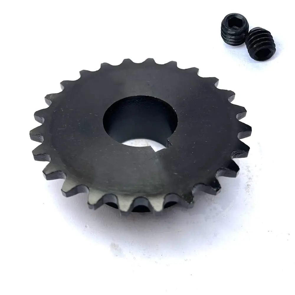 # 35 Roller Chain Sprocket B Type 1" Bore Rust Prevention Hardened 24 Tooth