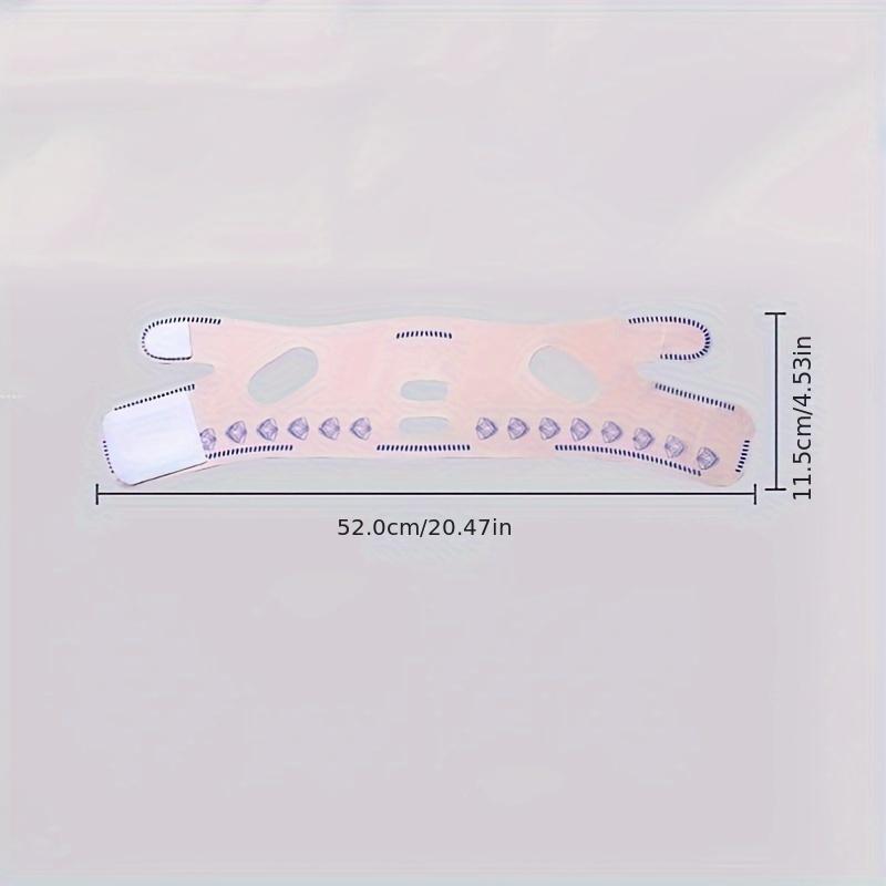 Breathable V-Line Face Shaping Bandage - Comfortable, Reusable Chin Lift & Slimming Facial Strap for All