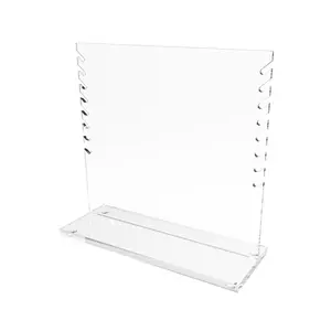 FixtureDisplays® Clear Acrylic Plexiglass Necklace Jewelry Stand Countertop Display 11620-4C 11620-4C