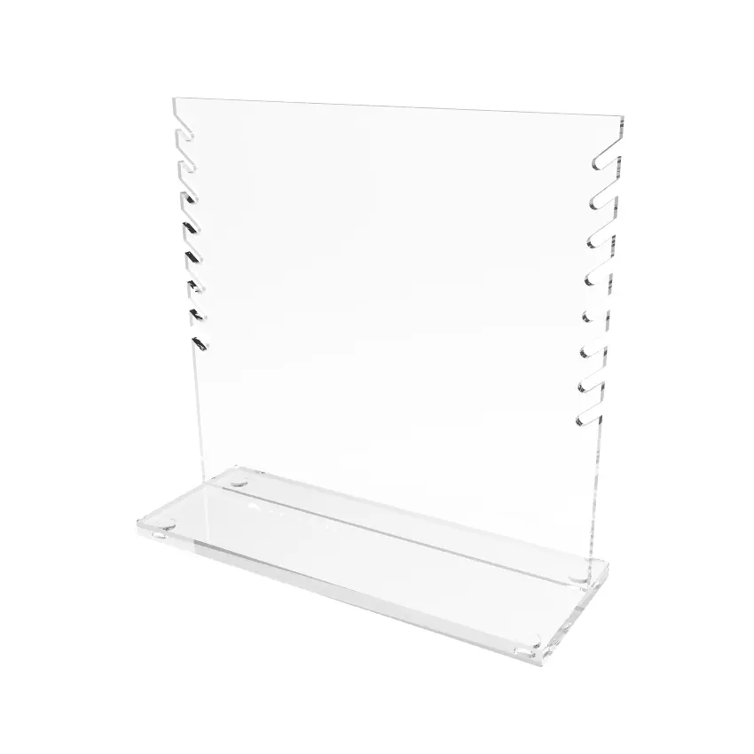 FixtureDisplays® Clear Acrylic Plexiglass Necklace Jewelry Stand Countertop Display 11620-4C 11620-4C