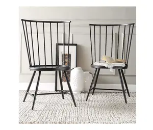 HomeVance Emmet 2-piece High Back Windsor Chair Set