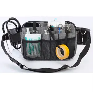 Healthcare Fanny Pack Waist Belt with Multiple Pockets for Medical Tools and Supplies