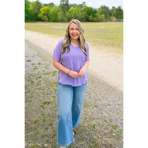 The Wren Airflow Top, Lavender