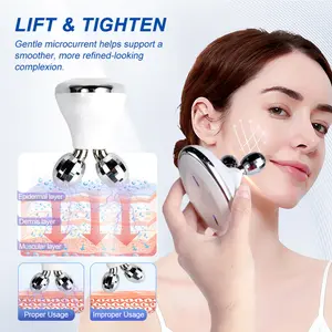 Facial Massager Face and Neck, Face sculpting Wand Tool  - Birthday, Christmas, Mothers Day, Valentines Day Gifts for Her Women Mom Best Friend Wife Teacher (White)