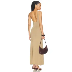 Solid & Striped The Aria Dress in Camel