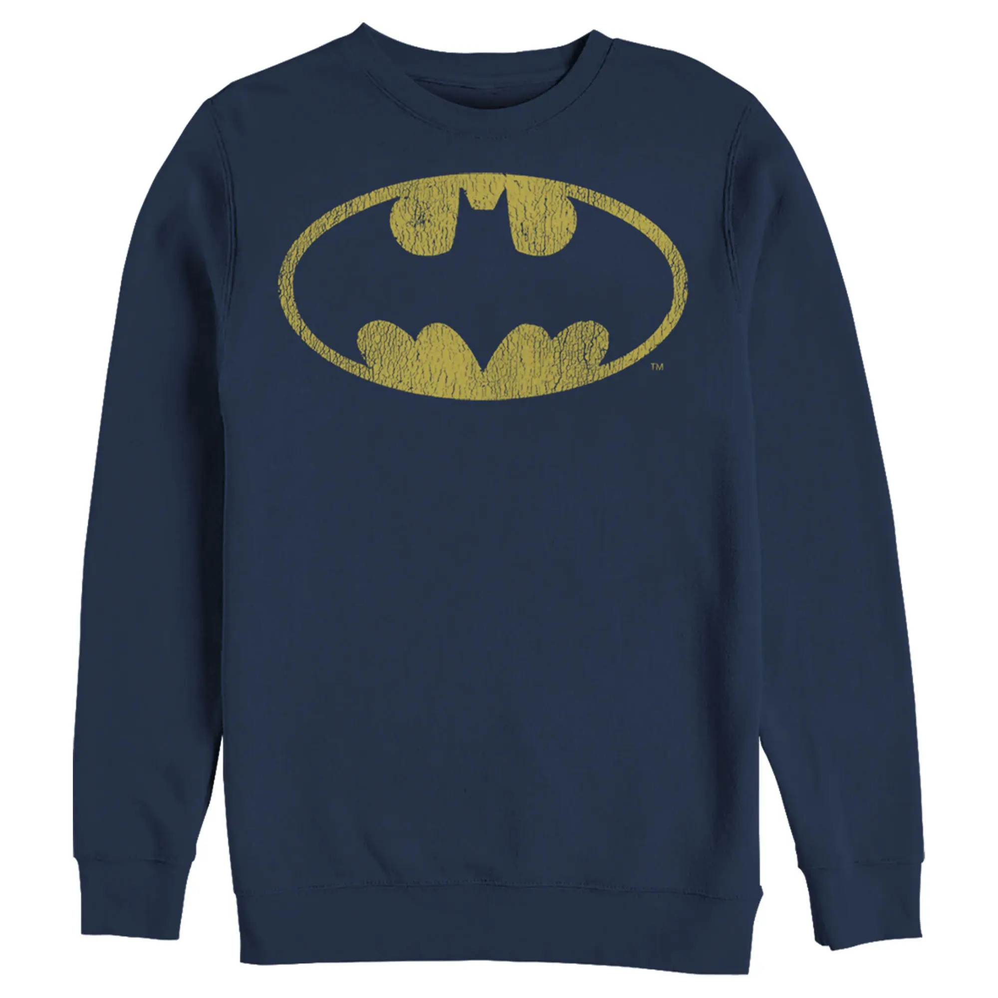 Men's Batman Logo Retro Caped Crusader Sweatshirt