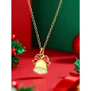 Christmas Vibe Bell Necklace, Must-have Personalized Necklace for Holidays