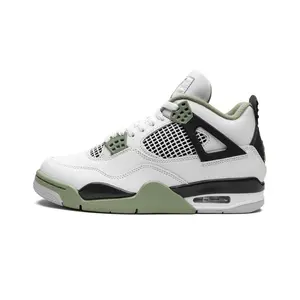 Air Jordan 4 Retro WMNS "Seafoam Oil Green" AQ9129 103