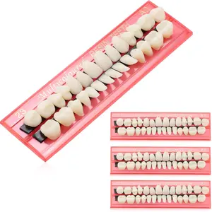 4 Sets Tooth Repair Kit for Filling The Missing Broken Tooth and Gaps Thermal Beads Replacement Kit Denture Fake Teeth, 112 Pieces, 23 A2