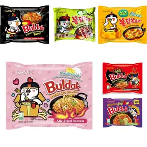 Samyang Buldak spicy chicken Ramen Noodles 6  flavors for choose 140g each pack
