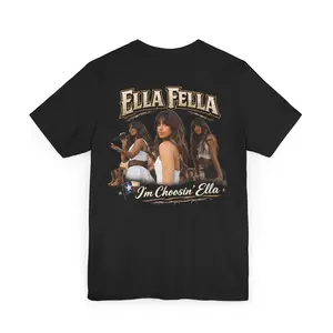 Ella Fella Country Singer Tee — Concert & Bar T-Shirt For Men Women Unisex Graphic Tee Streetwear Crewneck Casual Top Clothing Menswear Outfits .
