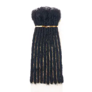 10 Strands/pack 0.16inchNo import chargesThickness,100% Human Hair Dreadlock Crochet HairExtensions For Man Or Women, can Be Dyed AndTwisted