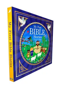 Page Publications My First Bible Board Book - Fun, Engaging Faith-Focused Children's Book with Colorful Illustrations, Stories, Verses, Songs and Religious Learning Content