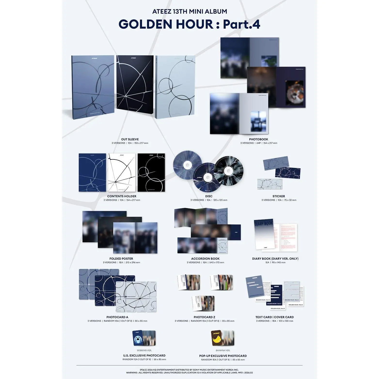 ATEEZ – GOLDEN HOUR : Part.4 [POP-UP Exclusive Photobook Ver