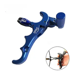 Metal spreader 360° rotatable pliers-style adjustable four-finger grip spreader, aluminum alloy compound bow accessory