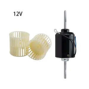 Universal Condenser Blower Motor Assembly With Wheel 12V / 24V A/C Air Conditioning Car Truck Bus