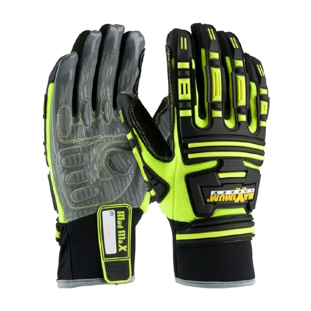 Maximum Safety Roustabout Work Gloves - Grip-Enhanced Safety Gear for Construction Work, Work Gloves With Grip, Gloves For Work