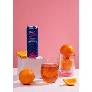 Organic Caffeine-Free Sparkling Hop Water with Hibiscus