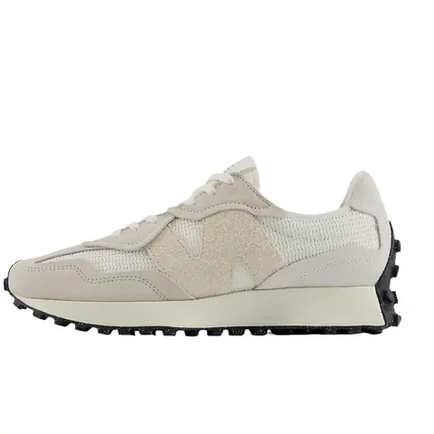 New Balance 327 Inspired Retro Closed Sneakers - 'Timberwolf Sea Salt' Colorway, Nylon-Suede Upper, Casual Sports Footwear (Note: Runs Small)