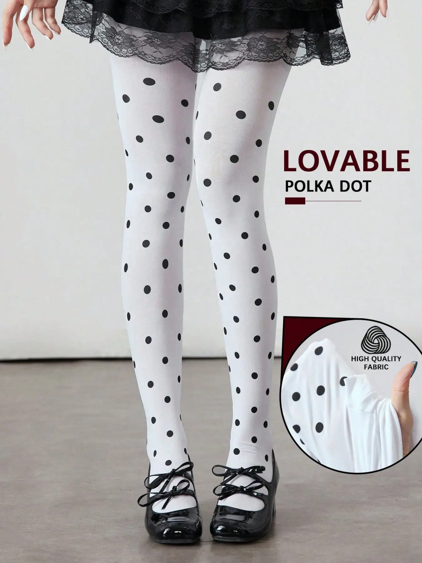 New Women Ultra-Thin Transparent Sexy Shiny Polka Dot Pantyhose, Spring Summer Velvet Dots Tights