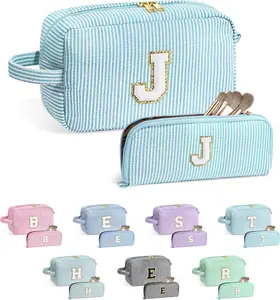 Birthday Gifts for Women Her - 20th 30th 40th 50th 60th Birthday Gifts for Women, Personalized Birthday Gifts for Women Her Mom Best Friend Sister Teacher, Monogram Initial Makeup Bag J