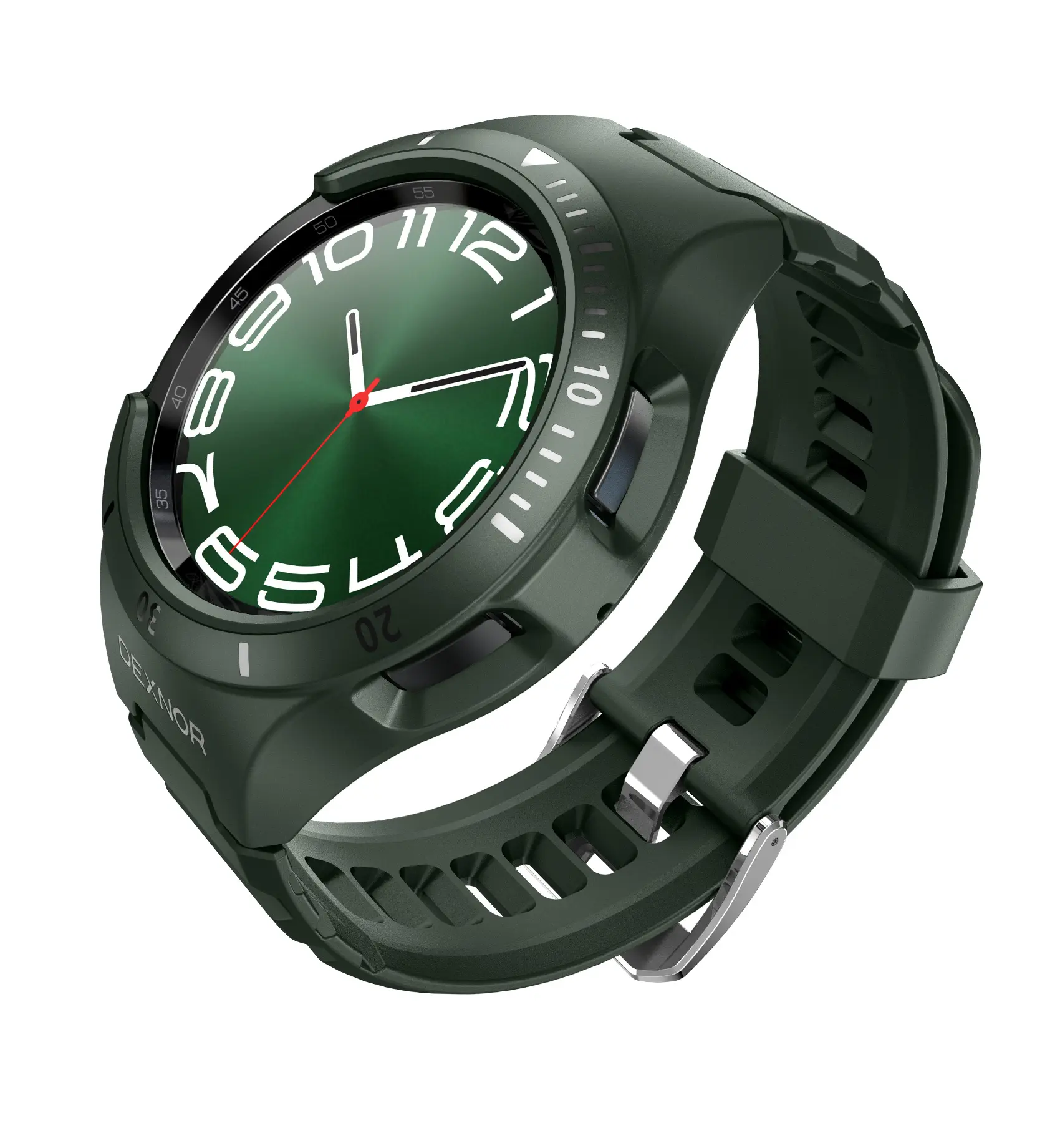 Dexnor Samsung Galaxy Watch 6 Classic Band [47mm] [43mm], Galaxy Watch 6 Band [40mm] [44mm], [Raised Bezel & Snap-on] Rugged Shockproof Case for Galaxy Watch 6 / Watch 6 Classic (2023)