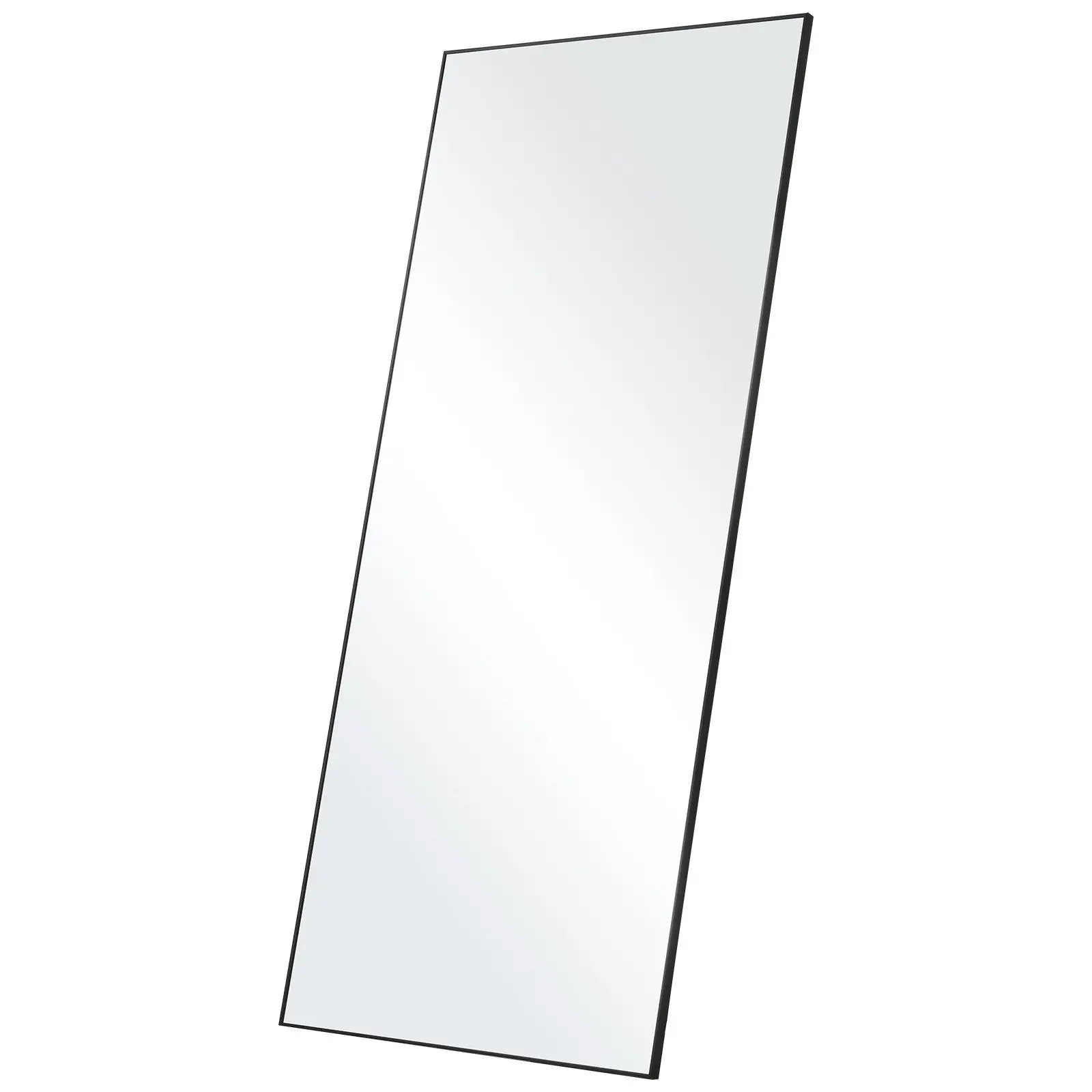 Spring new arrivals Full Length Mirror, 71'' x 31'', Extra Large Standing Hanging or Leaning Rectangle Floor Mirror with Tempered Glass Aluminum Alloy Frame, Full Body Dressing Mirror for Living Room Bedroom, Black