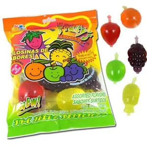 Fruity's JU-C Jelly Delicacy Fruit Candies 12.6oz Assorted Flavors Apple Grape Orange Strawberry Pineapple Juicy Flavorful Snack