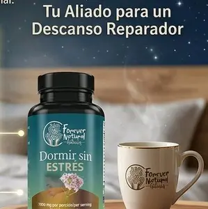 Forever Natural Botanics Dormir sin Estrés Natural Sleep Aid for Adults with Melatonin Valerian Root Linden & More 90 Herbal Sleep Capsules - Healthcare, Dietary