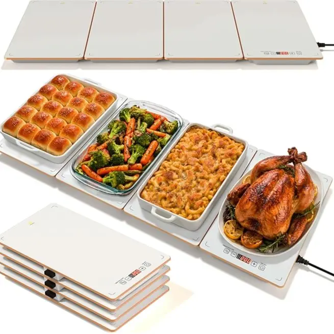 4 Plates white