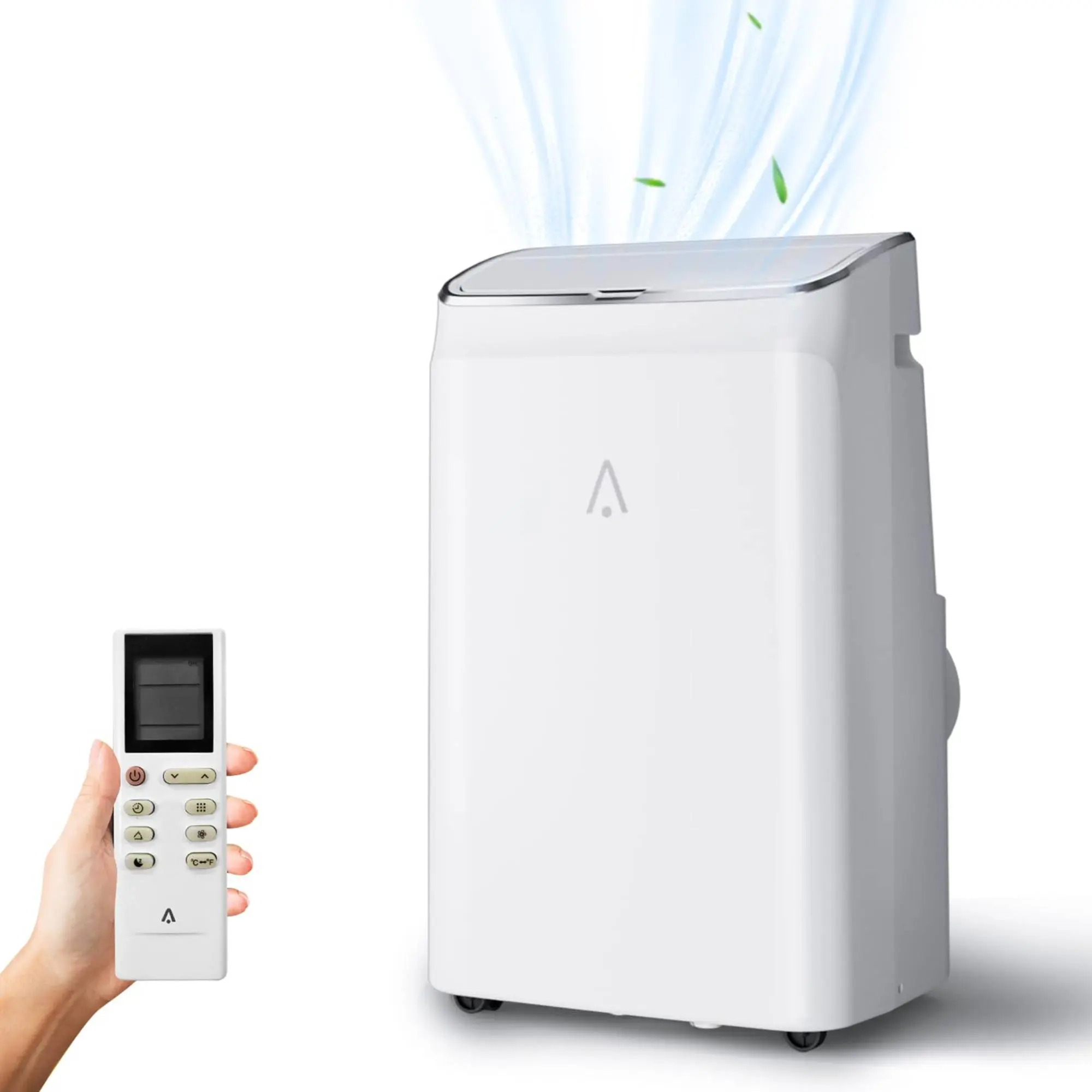 14000 BTU Small Compact Portable Air Conditioner - 3-in-1 AC/Dehumidifier/Fan with Remote, Sleep Mode, 24H Timer, Energy Saver, LED Panel, Bedrooms
