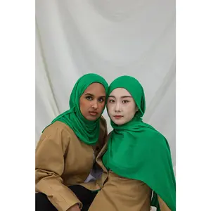 VELA Green Solid Modal Hijab