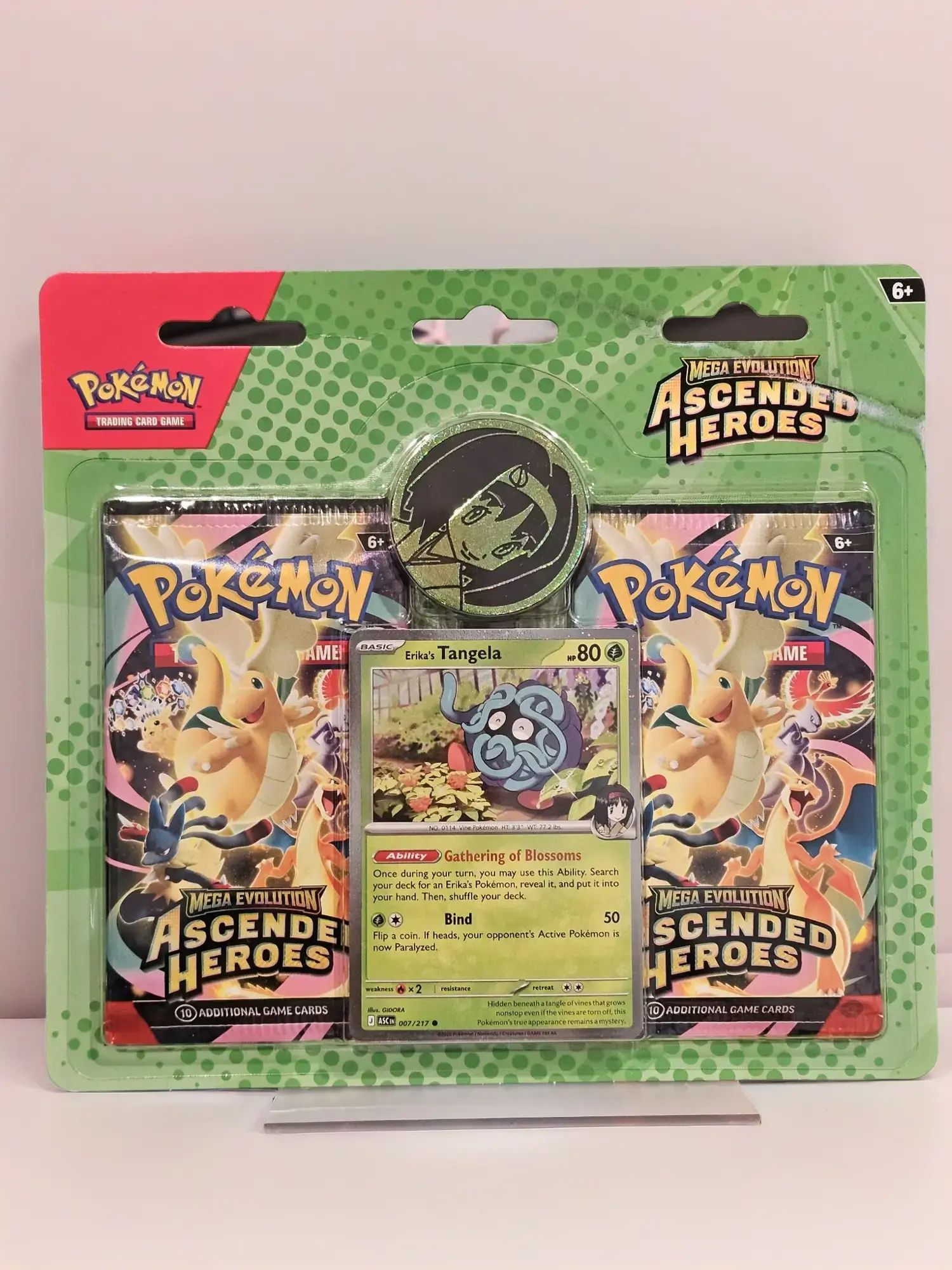 Pokemon TCG: Ascended Heroes 2-Pack Blister - Erika's Tangela