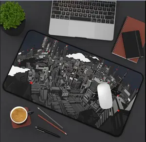 Persona 5 Nighttime City Landscape Desk Mat | Persona Gaming Desk mat, Gamer Gift, Tokyo Transition Screen