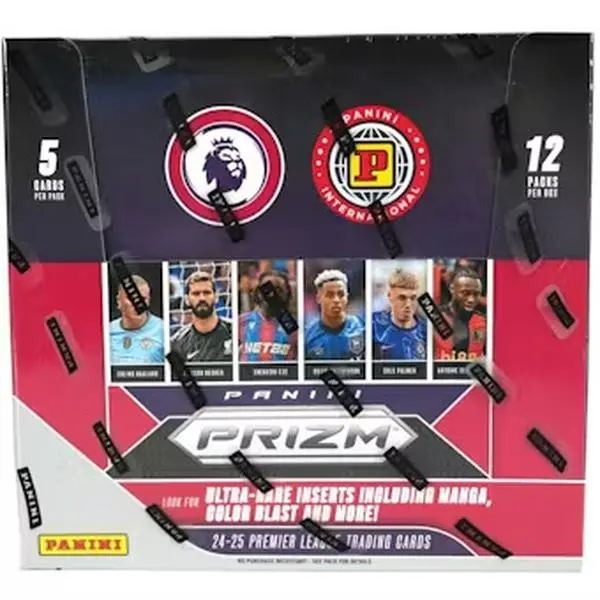 1 (ONE) SIngle PACK - 2024/25 PANINI EPL PRIZM INTERNATIONAL Hobby Pack