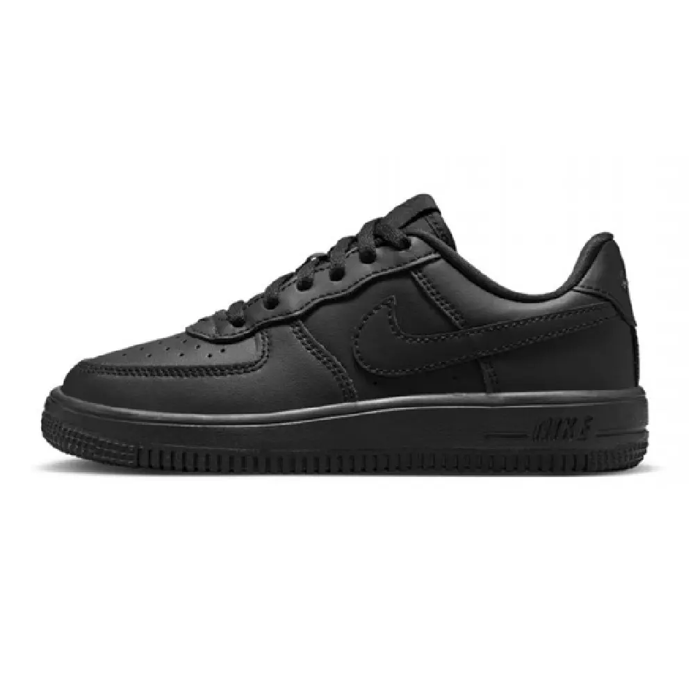 Little Kid's Nike Force 1 Low Lace Black/Black (IF1673 001)