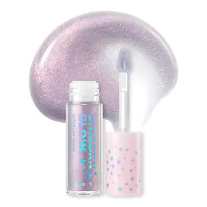Luminous Lip Gloss #4 Aurora - Shimmery Glitter Moisturizing Lip Gloss with Shimmery Finish - Lightweight, Sheer, and Hydrating[0.18 Oz. / 5 G]