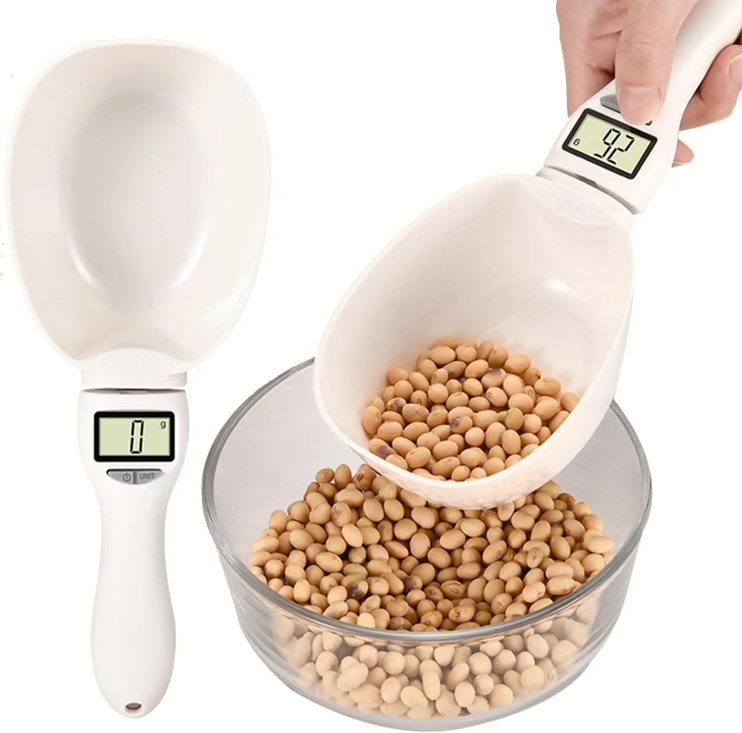 2026 New Sturdy Compact Digital Measuring Spoon Scale - Electronic Kitchen Utensil Scoop with Auto-Off, Smart Adjustable Measure Cup for Home Cooks, Cooking & Meal Prep