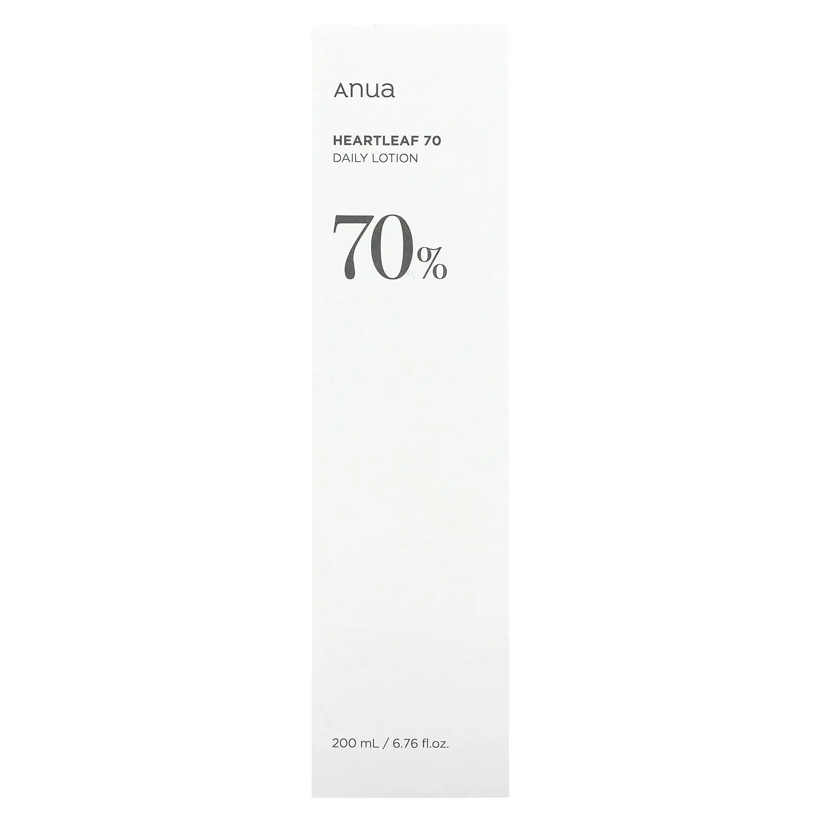 Anua Heartleaf 70 Daily Lotion, 6.76 fl oz (200 ml)
