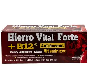 Liquid Iron + Vitamin B12 Healthcare Supplement, Essential Nutritional Support for Daily Wellness
