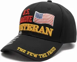 U.S Marine Veteran Black Cap 0027