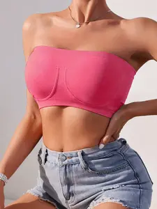 Elastic Soft Invisible Strapless Bra, Wireless Strapless Bra, Ultimate Lift & Support Seamless All-Day Comfort & Fashion, Perfect Fit for Women