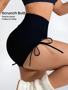 New Arrival Sporty Shorts for Women, Seamless Yoga Pants, Outdoor Running Shorts, Scrunch Workout Shorts, Comfortable and Stylish, Perfect for Active Lifestyle
