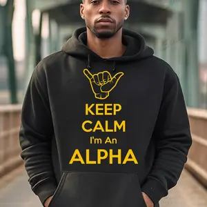 Alpha Phi Alpha Hoodie. Alpha 1906 Fraternity Hoodie. Ice Cold Brothas, The Oldest & The Coldest, Men of Distinction.
