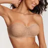 DOBREVA Women's Lace Strapless Bra Floral Soft