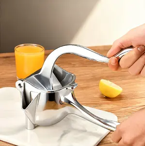 Hand Juicer Squeezer Portable Multi-functional Manual Fruit Juicer Food Grade Juicermachine Labor Saving Easy Cleaning Kitchen Gadgets Aluminum Alloy