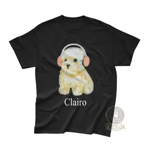 Clairo Exclusive T-Shirt - Unisex Indie Music Merch - Clairo Dog Tee - Music Apparel Gift - Beabadoobee - Girl in Red