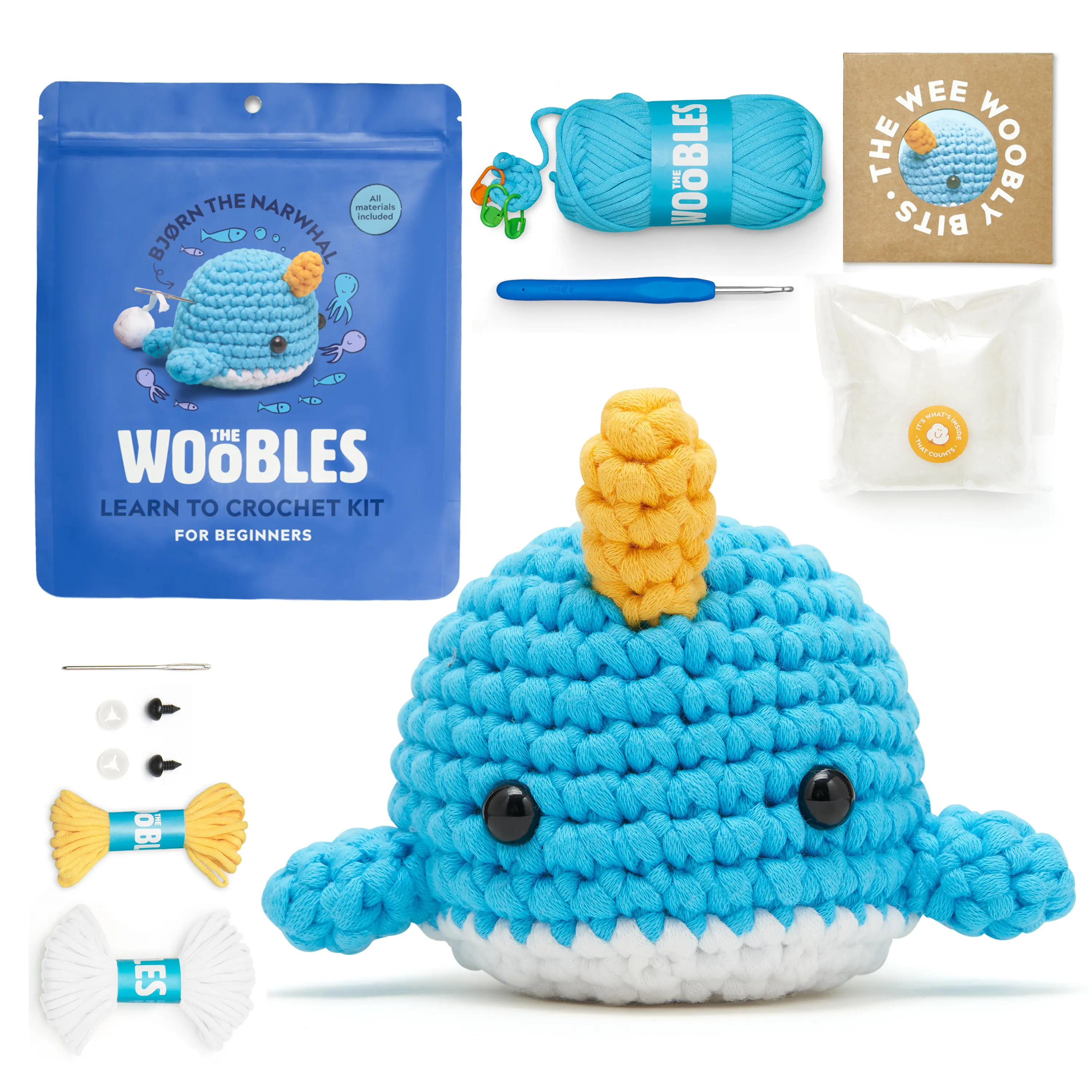 Narwhal Crochet Kit Narwhal Crochet Kit