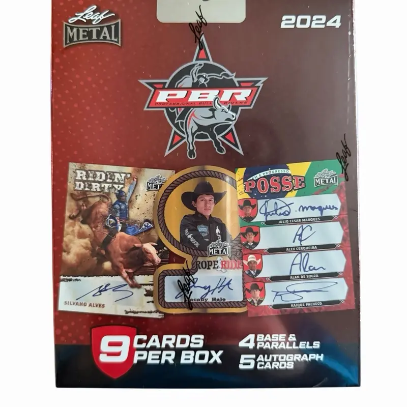 2024 Leaf Metal PBR Hobby Box with 4 Base and 5 Autos per Box