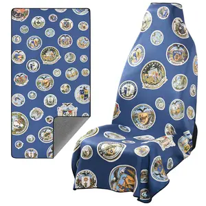 Universal Quick-Dry Sweat Towel Car Seat Cover | Non-Slip Microfiber Auto Seat Protector for Post Gym, Workout & Beach | Washable Interior Accessories for Cars Trucks SUVs